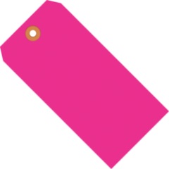 13 Pt. Shipping Tags - Fluorescent